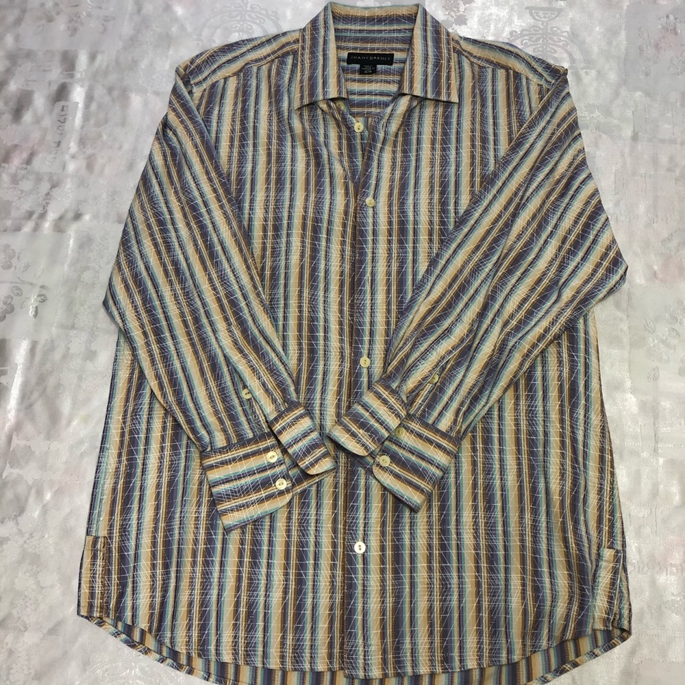 Jhane Barnes Designer Button Down Shirt